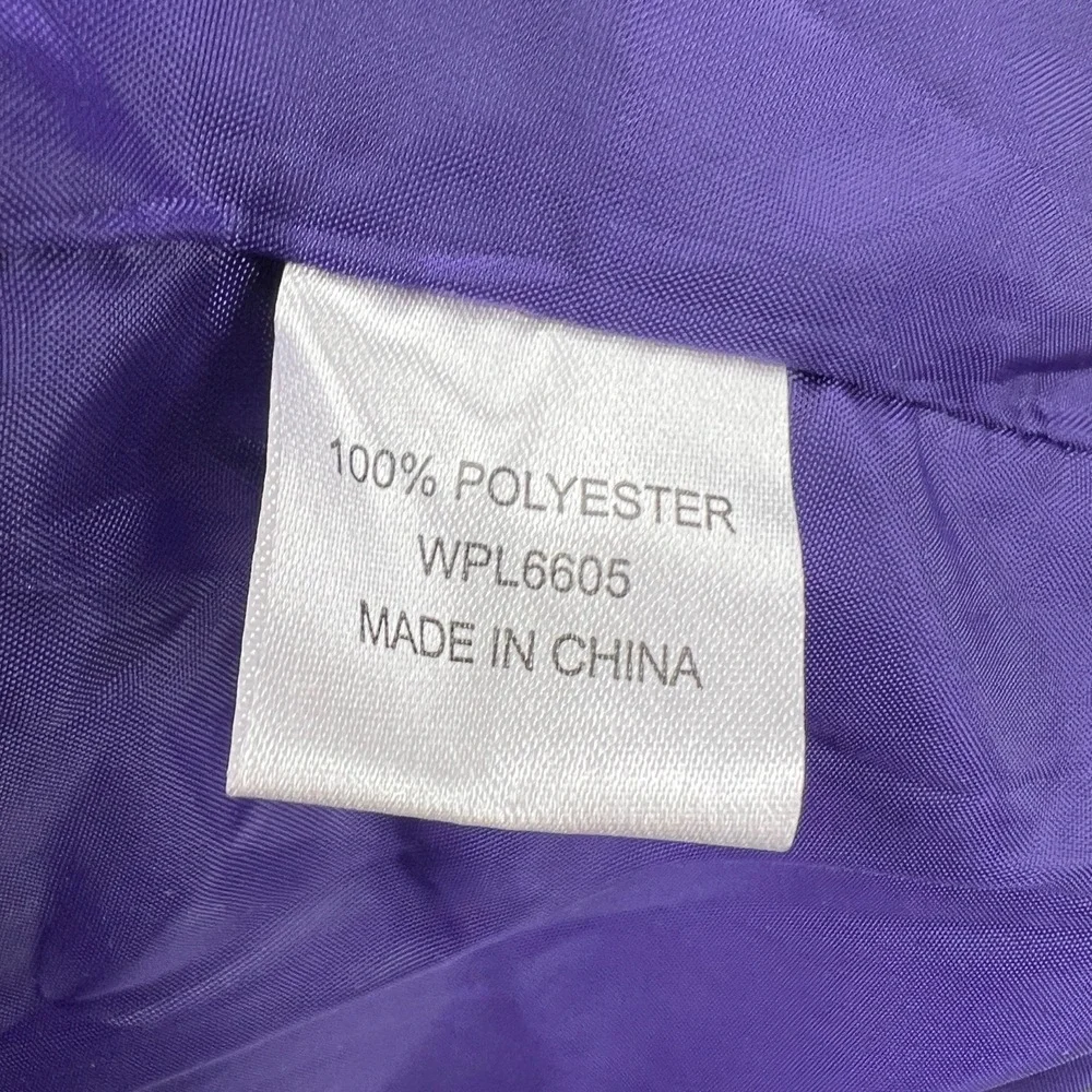 Minnesota Vikings Windbreaker Jacket‎ Reebok Purple Full-Zip NFL Football Large